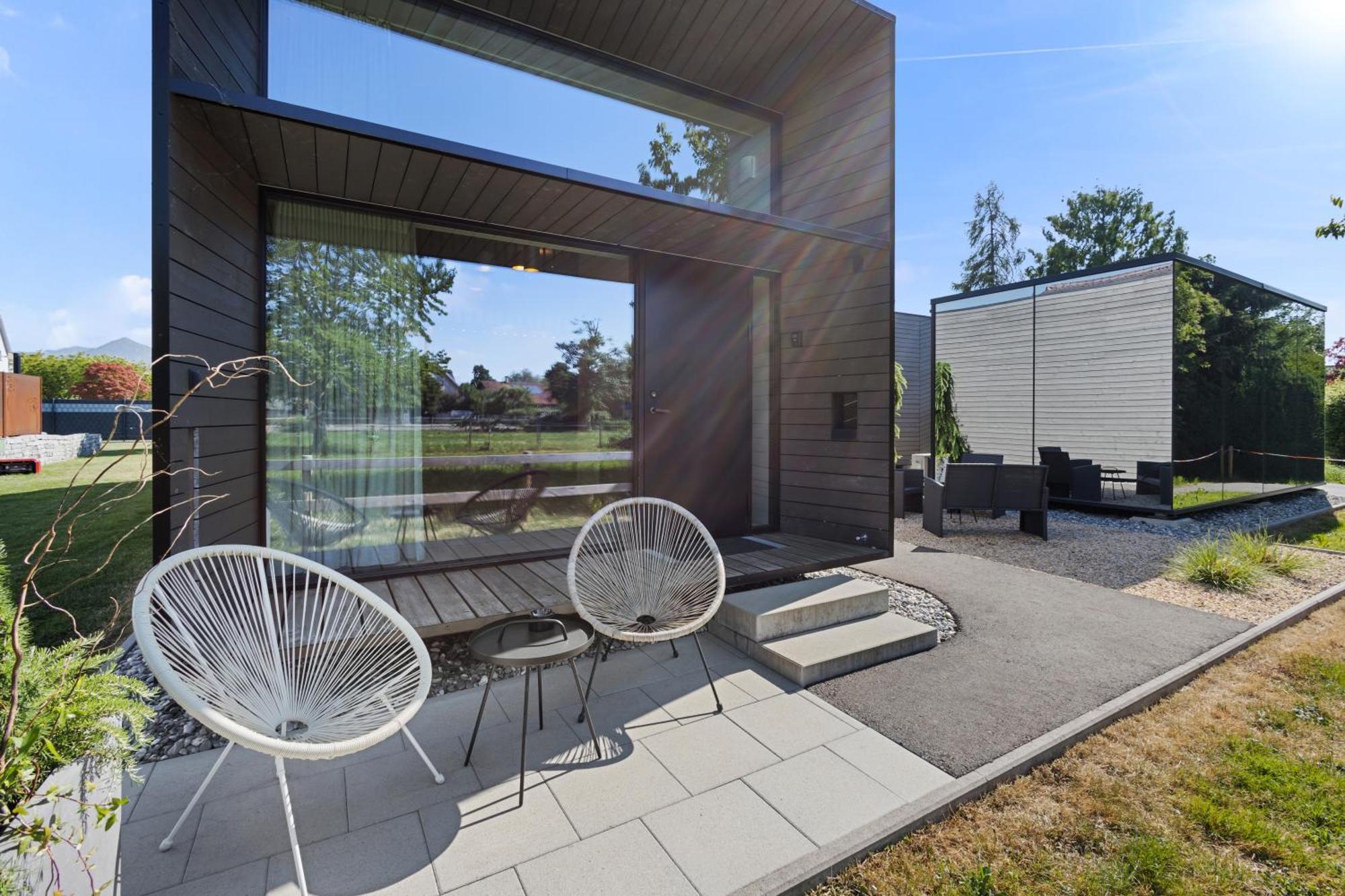 Koda Loft Extended - Urlaub Im Tiny House Bodensee Lauterach Eksteriør billede